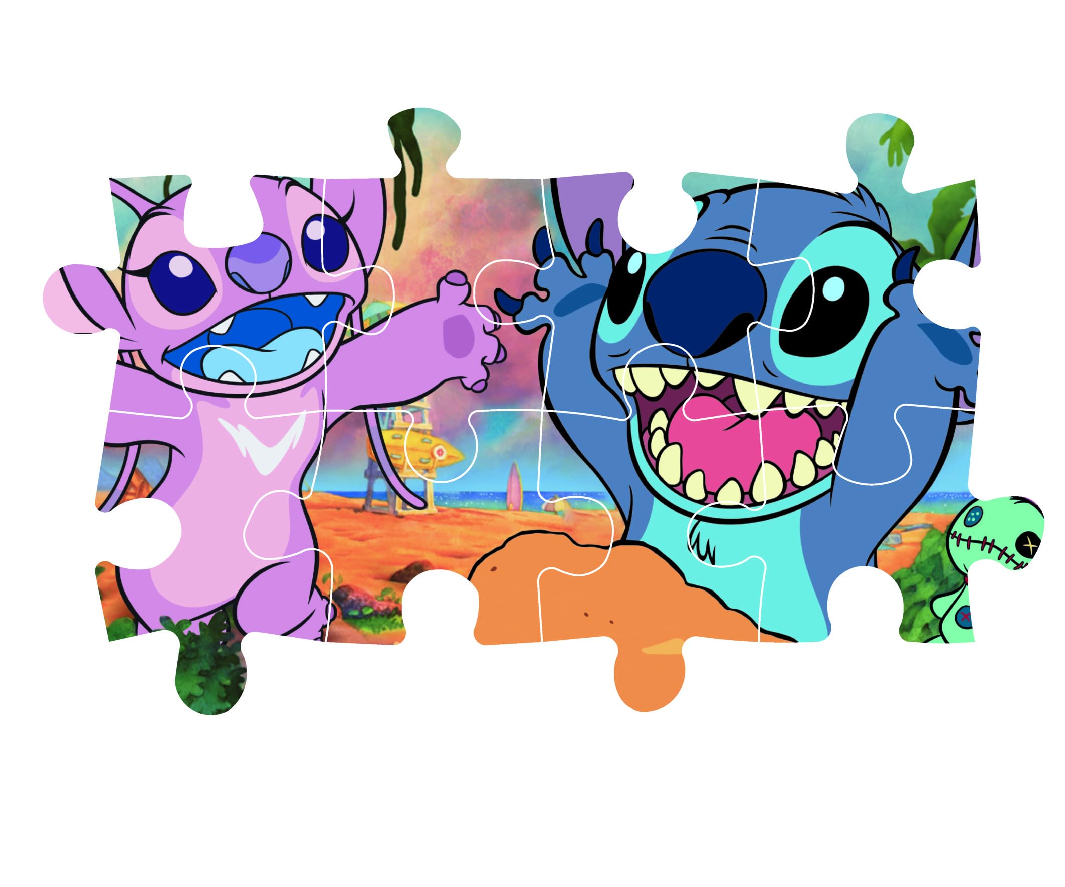 Clementoni Jigsaw Puzzle Disney Stitch 60 Maxi Pieces - Supercolor